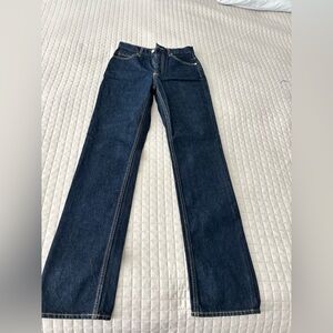 Ulla Johnson Dark Blue Straight Leg Jeans